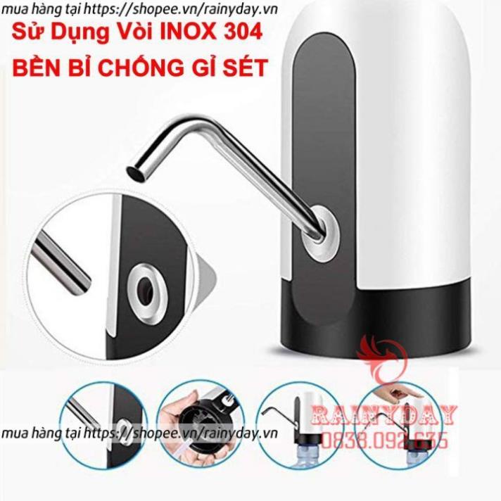 Máy bơm nước uống pin sạc - Máy bơm rót rượu tự động mini