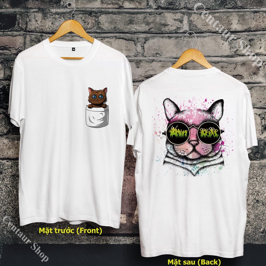 👉Áo Thun Tuổi Mão - Áo Thun 12 con Giáp - Áo Thun con Mèo - The Cat T-Shirt phong cách - CAT-020