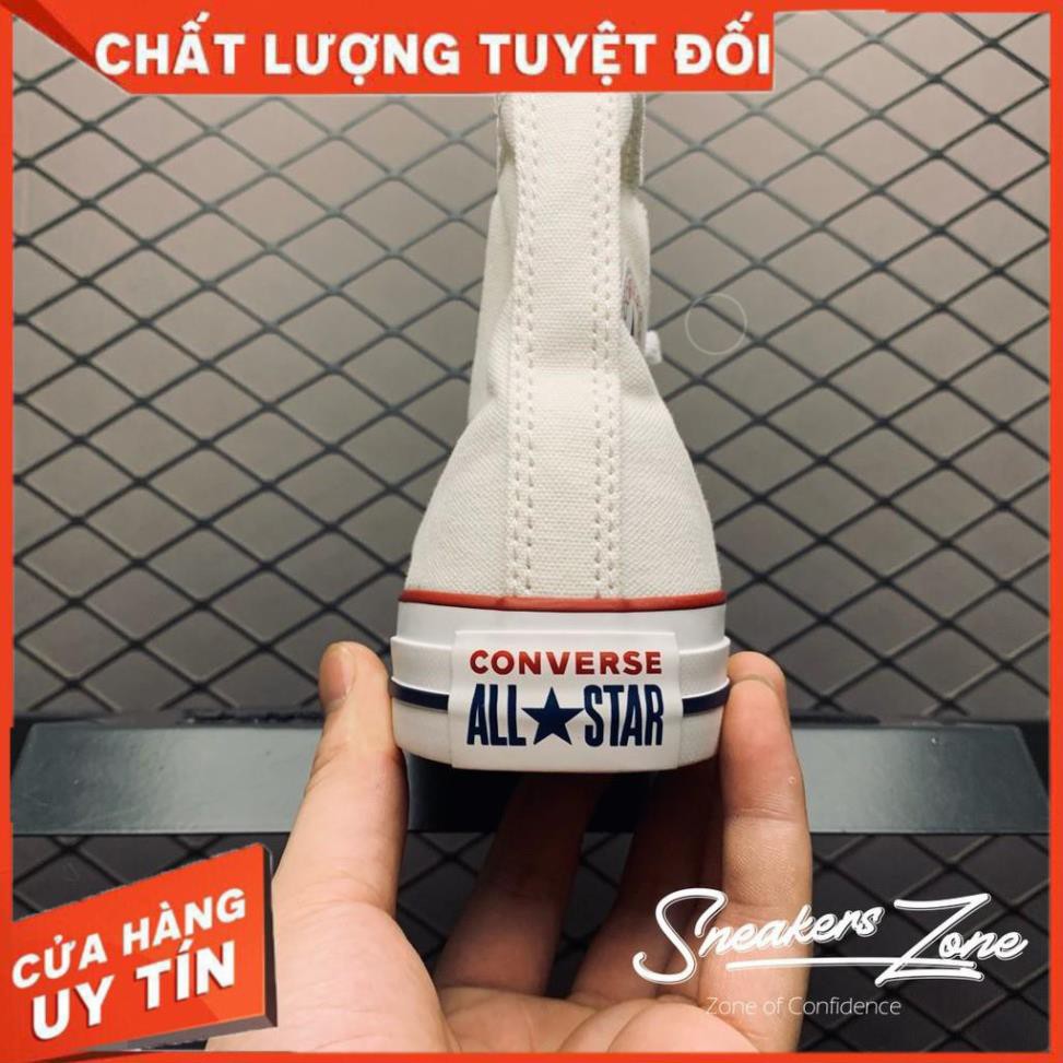 (FREESHIP+HỘP+QUÀ) Giày thể thao CV Chuck Taylor All Star Trắng kem cổ cao siêu đẹp cho nam và nữ !!! . : :