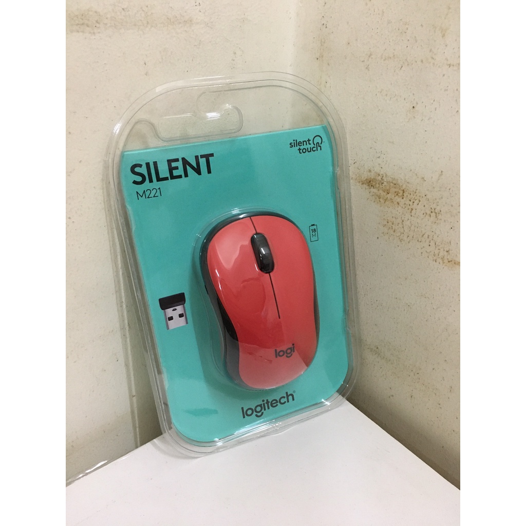 Chuột Logitech M221 Không dây SilentTouch - DGW phân phối