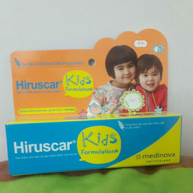 Hiruscar Kids : chăm sóc seo chuyên biệt cho trẻ em