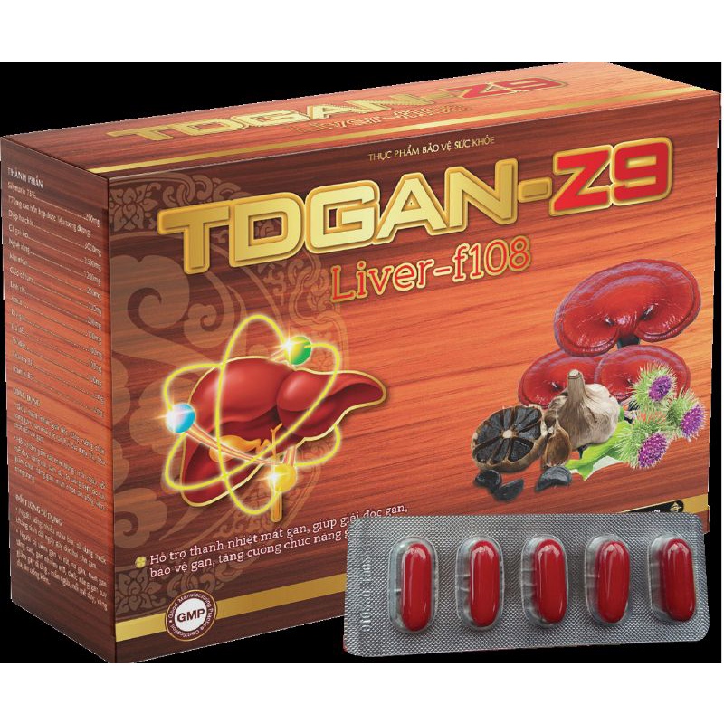 ( Chính hãng 💯) Viên uống bổ gan TDGan - Z9 ( Bác sĩ khuyên dùng - có tại Nhà Thuốc)