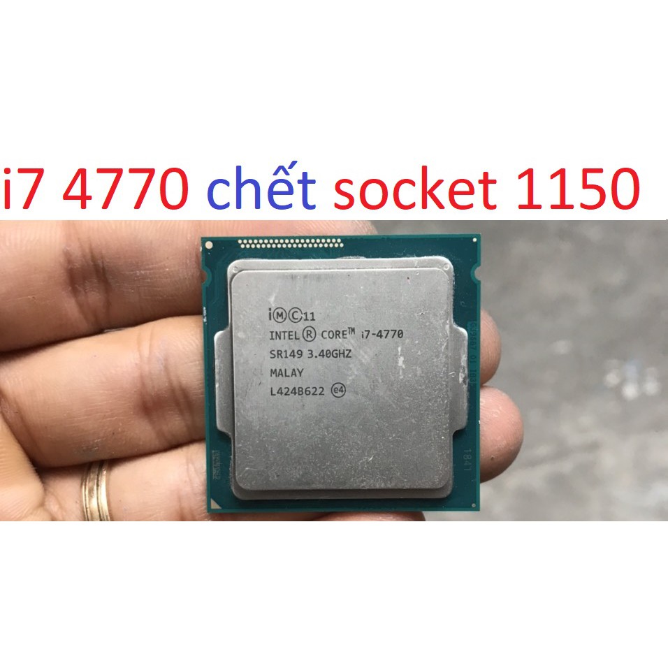 combo bộ sản phẩm- bộ vi xử lý CPU Intel Core i7 4770 lỗi chết socket 1150 cho pc máy tính để bàn SR149 Haswell,e5300 | WebRaoVat - webraovat.net.vn