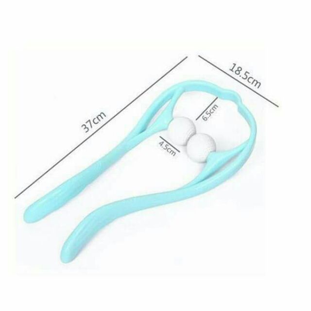 Dụng cụ massage cổ vai gáy cầm tay 2 bi đa năng tiện lợi