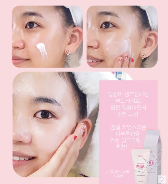 Kem dưỡng trắng nâng tone Prreti Pure White Milk Cream