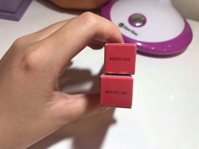 AUTH - Son 3CE Velvet Lip Tint Enjoy Love - Hồng Nude