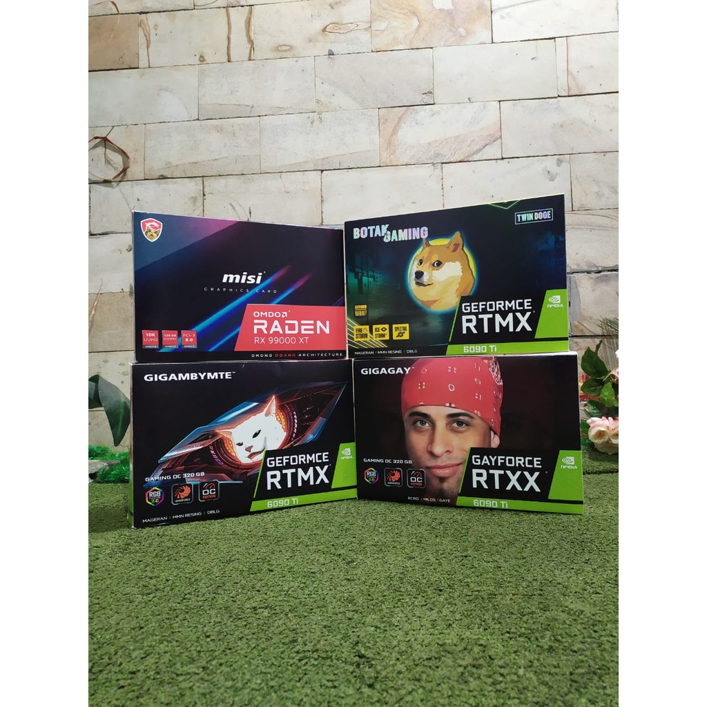 Hộp cardboard VGA NVIDIA AMD GTX RTX Radeon RX