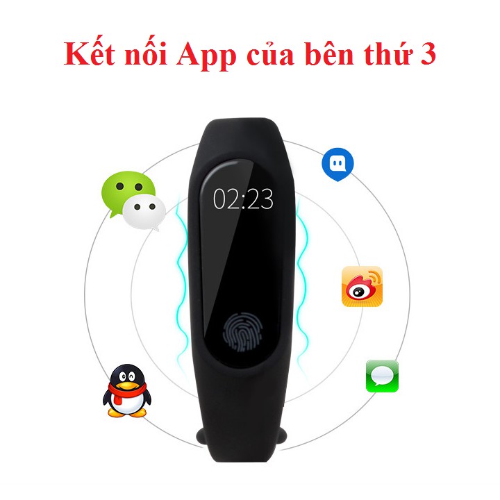 Vòng đo tay theo dõi sức khỏe M2 ko phải hàng Xiaomi