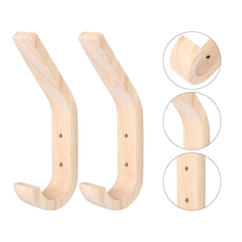 Móc Gỗ Gắn Tường Treo Khăn Đa Năng Tiện Dụng Giá Đỡ