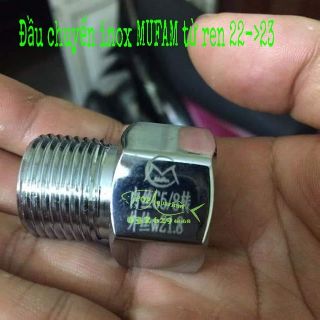 Đầu chuyển ren inox MUFAN cho bình CO2