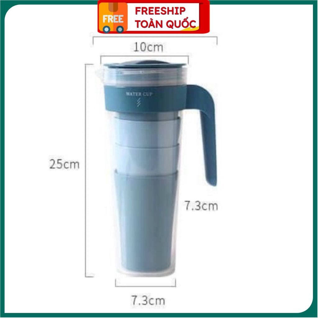 PVN33323 BÌNH NƯỚC 1l KÈM 4 CỐC TIỆN LỢI t2 .