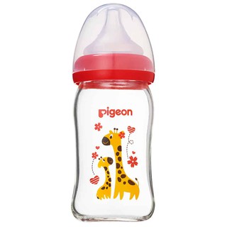 Bình Sữa Thủy Tinh Plus Pigeon SofTouch 160ml/240ml