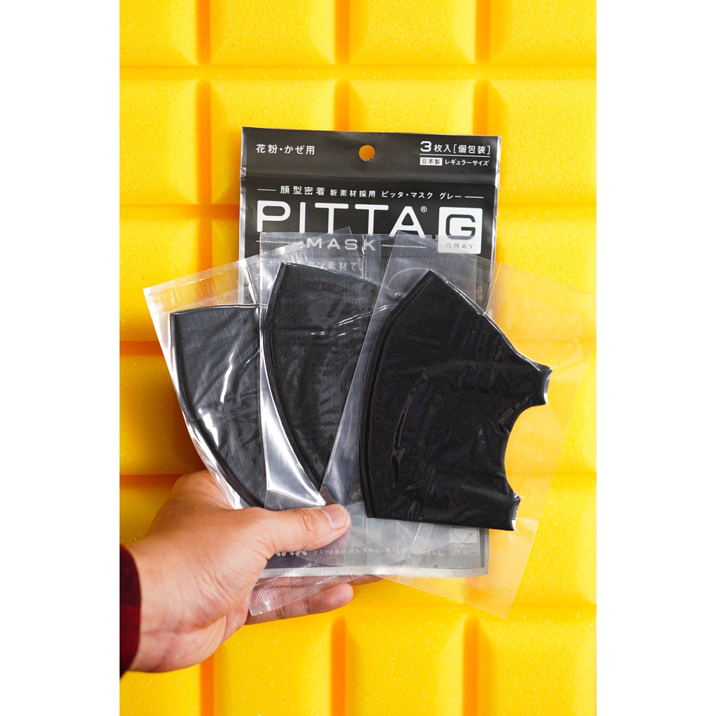 Combo 5 gói(15 cái) khẩu trang Pitta Nhật, khẩu trang kháng khuẩn, chống bụi, chống tia UV, có thể GIẶT được thoải mái