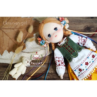 Đồ trang trí thêu tay NHỒI BÔNG / DIY GÓI NGUYÊN LIỆU búp bê thêu tay NGA / LEE DOLL HANDMADE- BÁCH HÓA NA NA