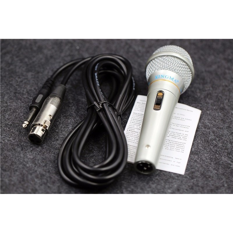 Micro, Mic XINGMA AK-319/ 163 Karaoke chuyên nghiệp, đầu lọc âm tốt, tương thích với mọi loại dàn karaoke [SALE ĐÓN TẾT]