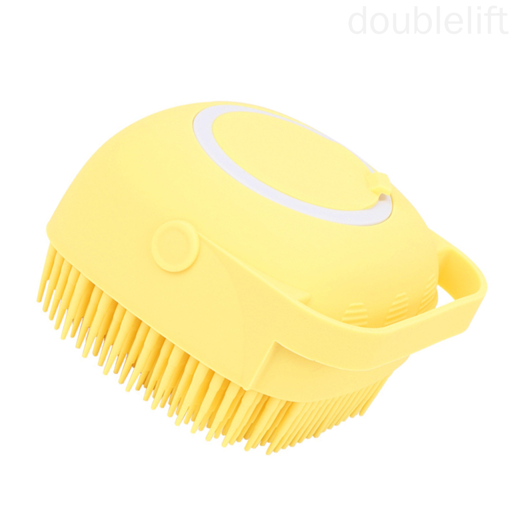 Bàn chải tắm massage cơ thể tẩy tế bào chết bằng silicon cho người lớn và trẻ em