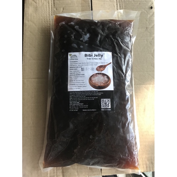 Trân châu 3Q - Trân châu trắng, đen sea jelly 2kg