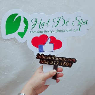 in Bảng quảng cáo cầm tay - HASHTAG BẢNG CẦM TAY NGUYÊN KHỐI - In Bạch Dương
