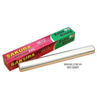 Giấy bạc dùng nướng thực phẩm Sakura SK12
