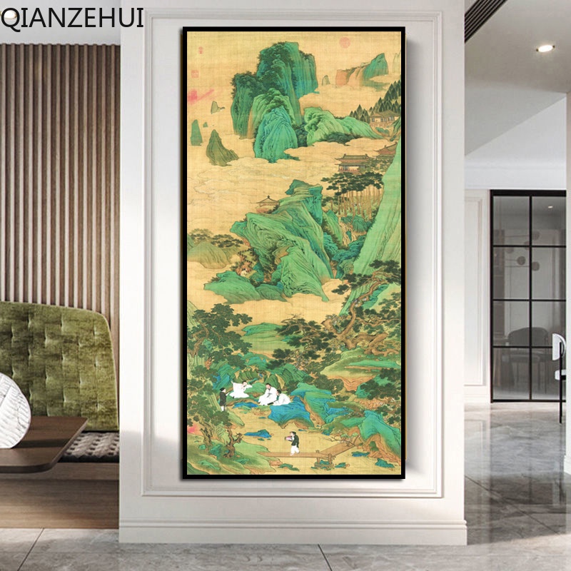 Bộ Tranh Thêu Chữ Thập Tự Làm Bằng cotton 11ct In Hình Phong Cảnh