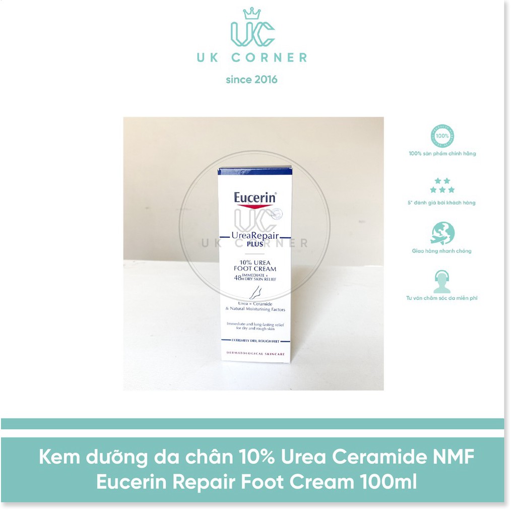 [Mã giảm giá mỹ phẩm chính hãng] Kem dưỡng da tay, da chân chứa Urea của Eucerin