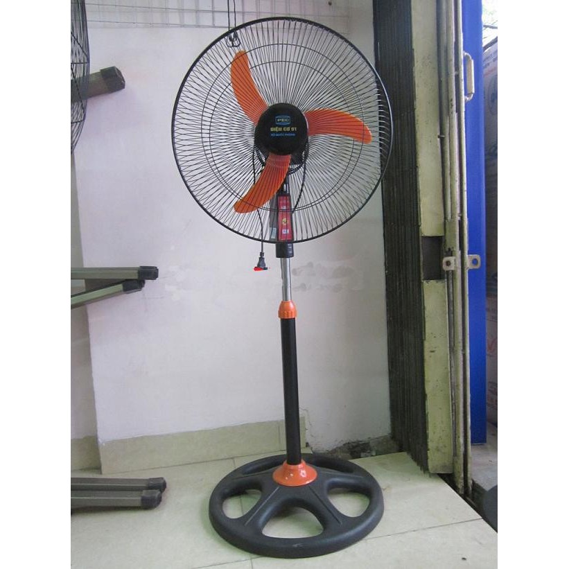 Quạt cây đứng công nghiệp điện cơ 91 QĐ-CN450P Bộ Quốc Phòng - cánh cam, sải cánh 45cm