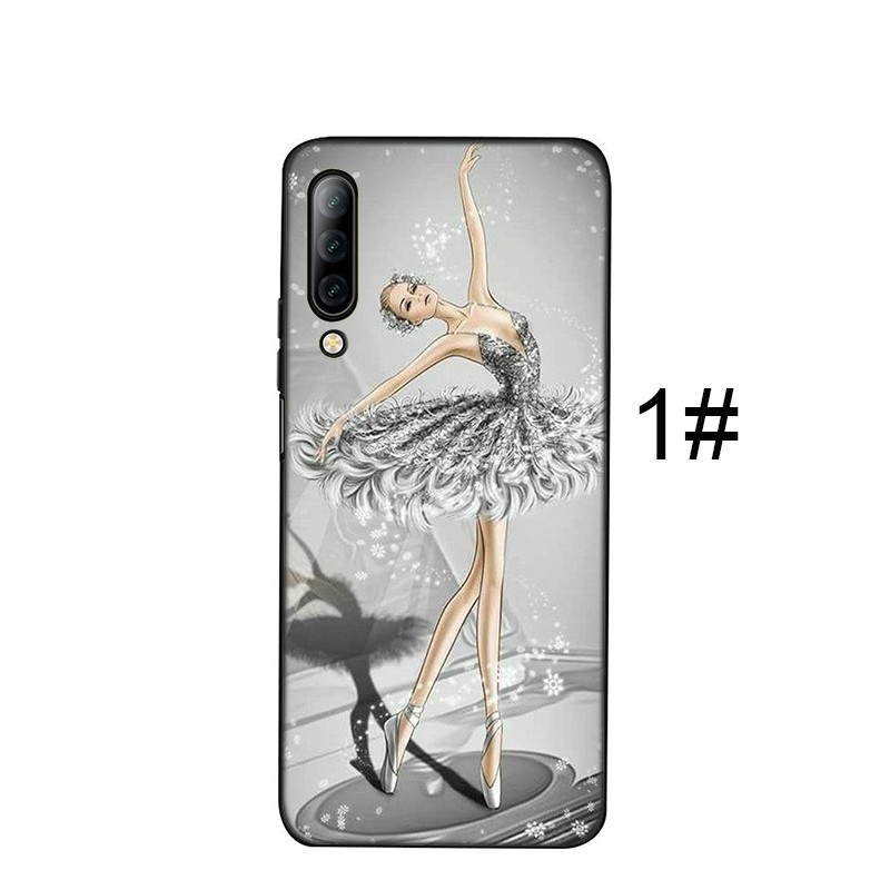 Ốp lưng điện thoại bằng Silicone mềm dành cho Huawei Honor 10 9 8 8C 8X 8A 7X Note 10 Lite MD93 hình cô gái múa Ballet