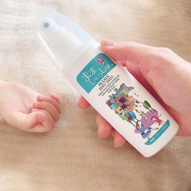 Xịt diệt khuẩn Mamashushu cho bé