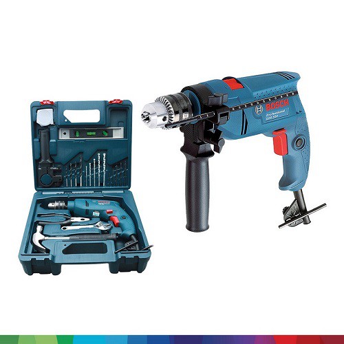 Bosch Bộ máy khoan động lực Bosch GSB 550 MP SET kèm phụ kiện 19 chi tiết