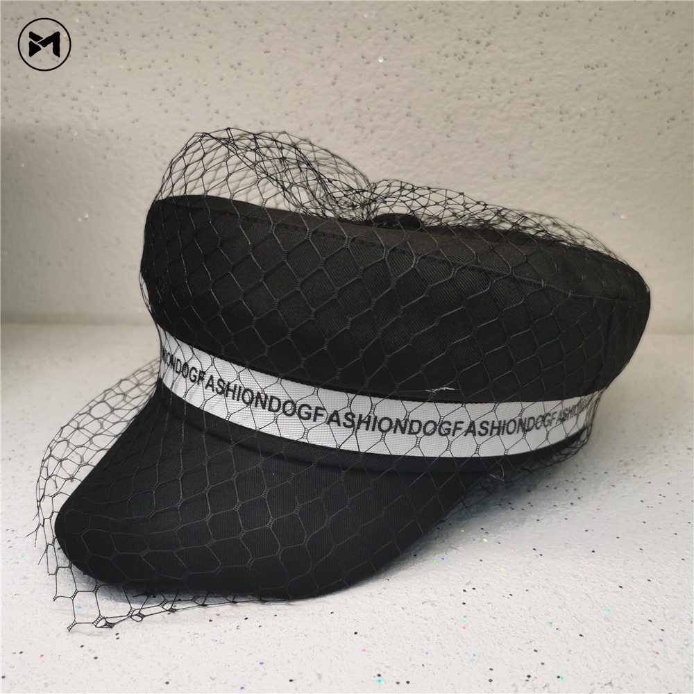 Nón Beret Vải Lưới Thoáng Khí Phong Cách Anh Quốc Cổ Điển Thời Trang 2022