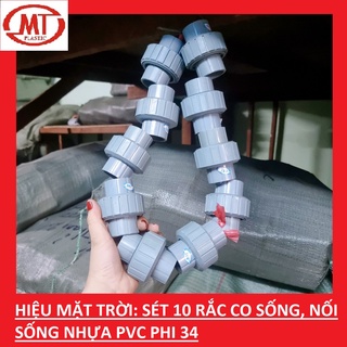 Rắc co 34, racco, nối sống ống nhựa pvc