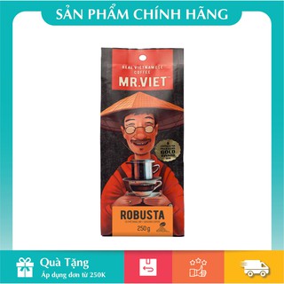[HÀNG CHÍNH HÃNG] Cà Phê Rang Xay Robusta Mr.Việt 250gr