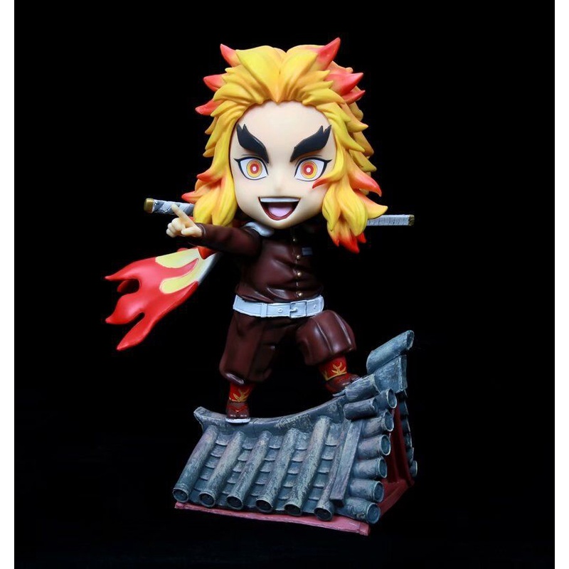 Mô Hình Đồ Chơi Nhân Vật Kamado Tanjirou Trong Demon Slayer SD scene Kimetsu No Yaiba 18Cm