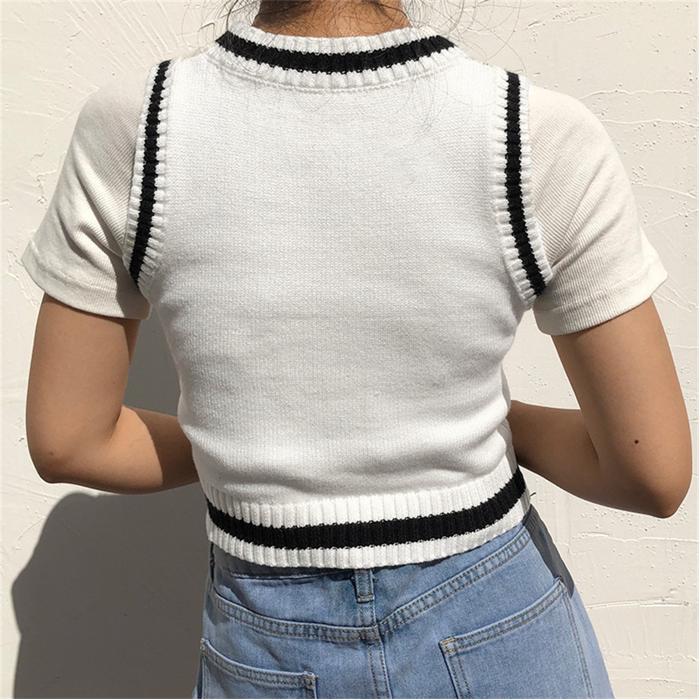 Áo Lửng Không Tay Họa Tiết Da Bò Thời Trang Quyến Rũ Cho Nữ