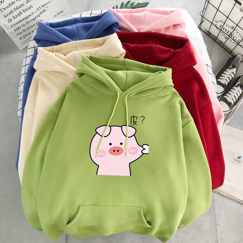 Áo hoodie lợn bẹo má TT12