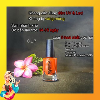 [Sơn Thường Như Sơn Gel] Sơn Móng Tay Màu Cam Đào 15ml ONC Organic Naturals Collection