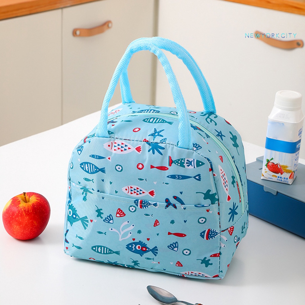 Túi Tote Lá Nhôm Cách Nhiệt Chống Rách Chống Rách Dùng Đi Cắm Trại/Đi Biển NYC