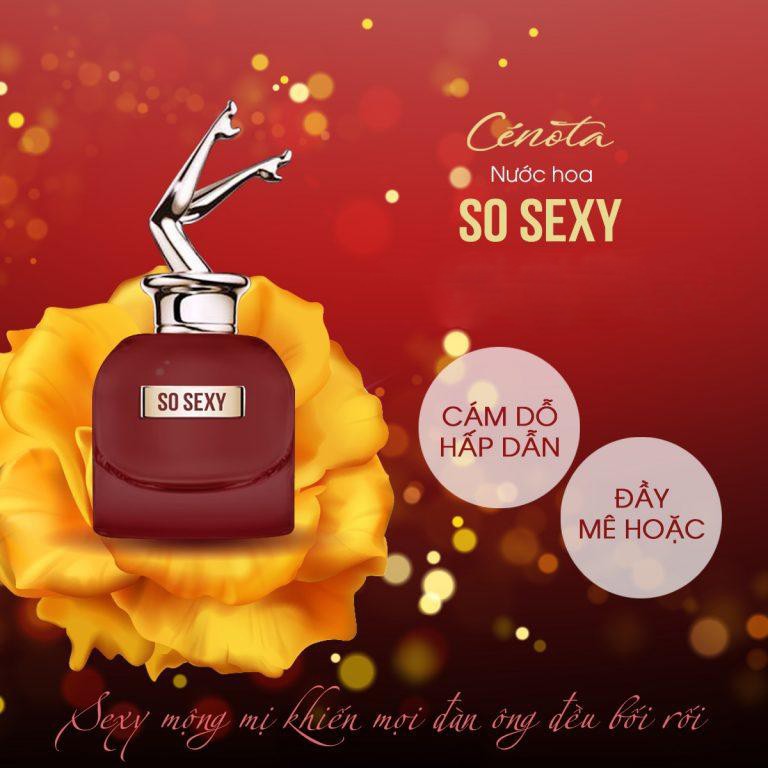 Nước hoa nữ Cénota So Sexy 60ml, nước hoa nữ lưu hương lâu, quyến rũ - mã PG12 -Freeship | BigBuy360 - bigbuy360.vn