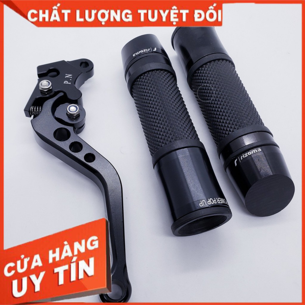 COMBO bao tay rizoma gù xéo, 1 tay thắng 6 số xe wave, sirius, dream...màu đen