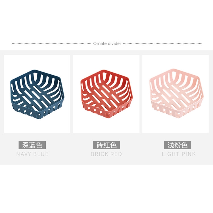 Plastic fruit basket household hollow kitchen drain basket.