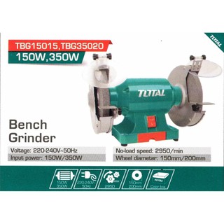 NSV MÁY MÀI HAI ĐẦU TOTAL INCO (MODEL: TBG15015)