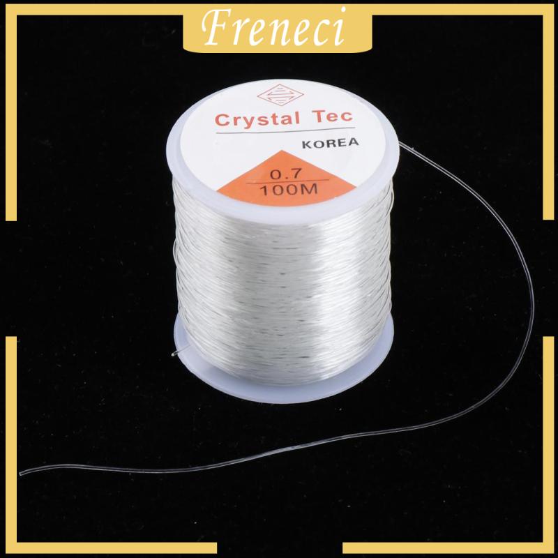 Cuộn Dây Pha Lê Co Giãn 0.7mm Dài 10m Dùng Làm Đồ Thủ Công