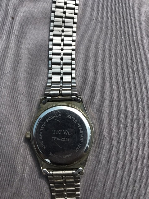 Đồng hồ Nhật nam Telva. Mã 180328