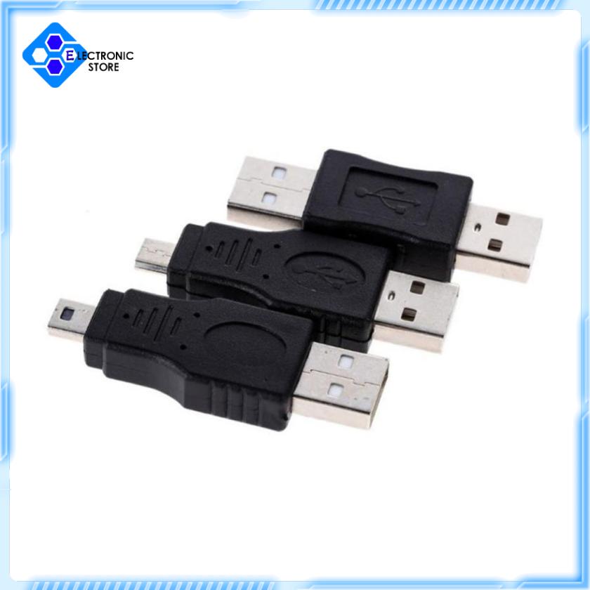 Set 12 Bộ Chuyển Đổi Dữ Liệu Otg Usb 2.0 A Male Sang Female Micro-B | BigBuy360 - bigbuy360.vn
