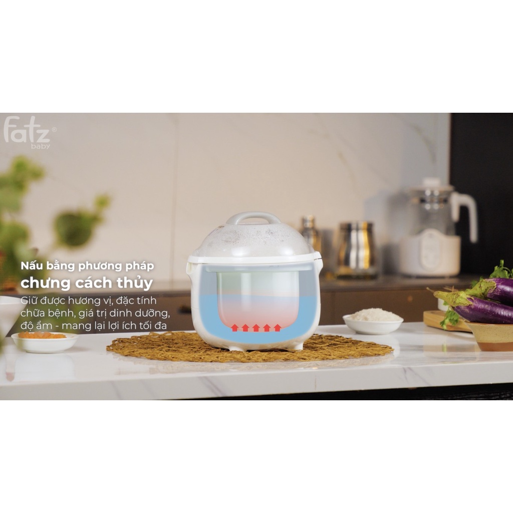 Nồi hầm cách thuỷ thông minh Fatz Baby STEW 1 FB9107ZT (0,7 lít)