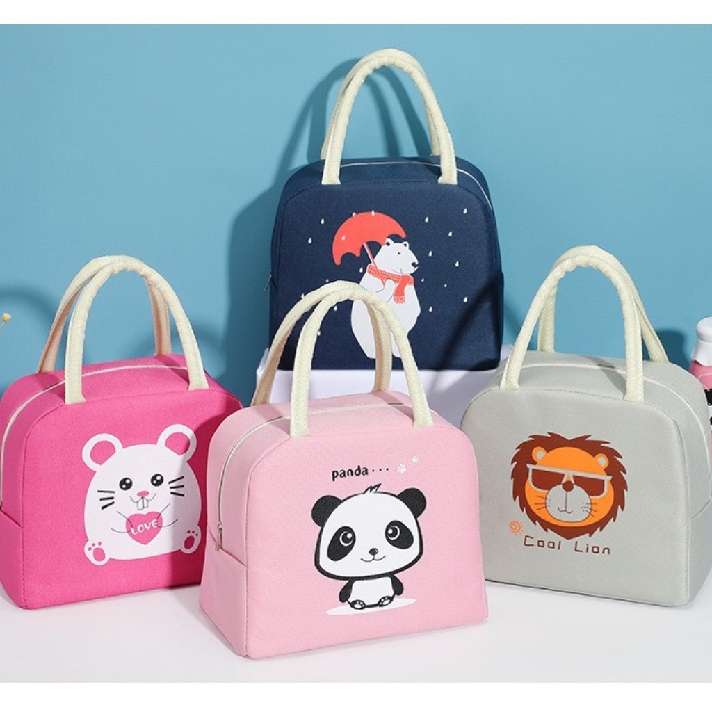 Túi Giữ Nhiệt Ủ Cơm Văn Phòng Kiểu Dáng Thời Trang Hàn Quốc Có Kéo Khóa Miệng Size 23x19x | BigBuy360 - bigbuy360.vn