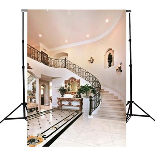 Backdrop Cho Studio Loại Cảnh Biệt Thự Kích Thước 5X7Ft