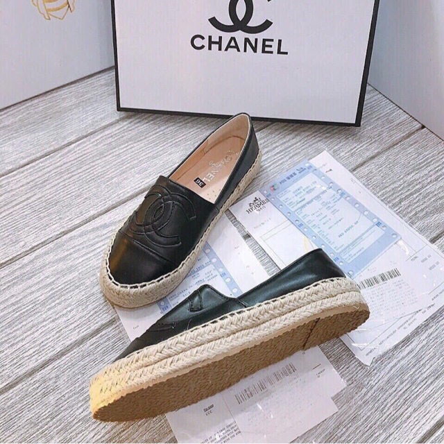 Slip on da mịn đế cói