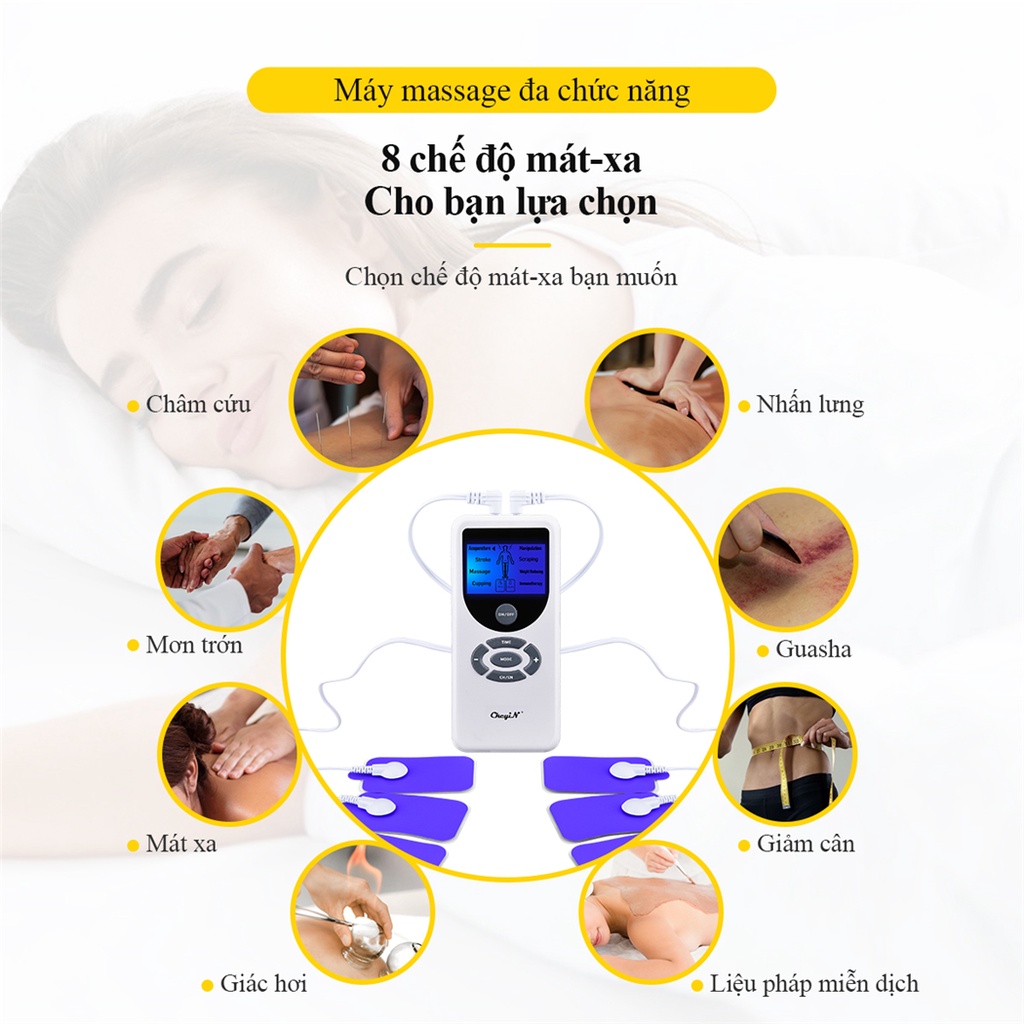 CkeyiN USB sạc Máy Massage Vật Lý AM307