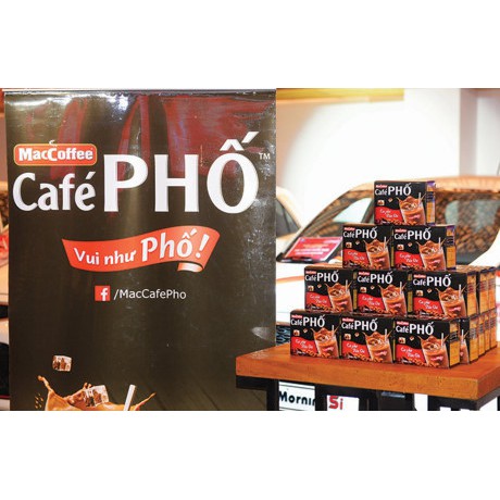 Cà Phê Phố Sữa Đá MacCoffee (10 Gói x 24g)